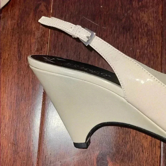 Franco Sarto Patten Leather Slingback Heels - Picture 9 of 9